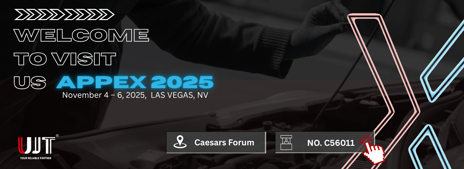 2025 Visit U-JET at AAPEX 2025, Caesars Forum , Las Vegas, United States (November 4-6,2025 )